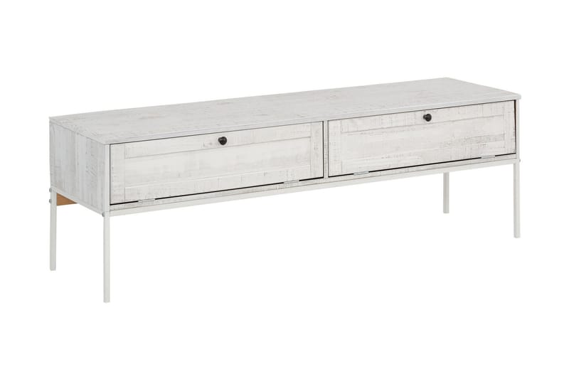 Munira tv-bord 140 cm - Beige/hvid - Møbler - TV borde & mediemøbler - TV-borde