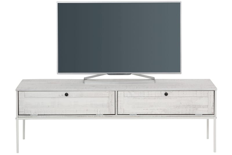 Munira tv-bord 140 cm - Beige/hvid - TV-borde