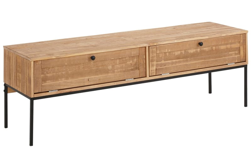 Munira tv-bord 140 cm - Natur/sort - Møbler - TV borde & mediemøbler - TV-borde