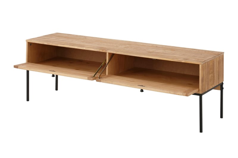 Munira tv-bord 140 cm - Natur/sort - Møbler - TV borde & mediemøbler - TV-borde