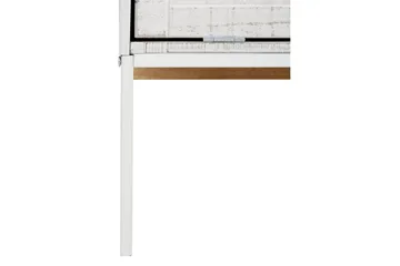 Munira tv-bord 175 cm - Beige/hvid - Møbler - TV borde & mediemøbler - TV-borde