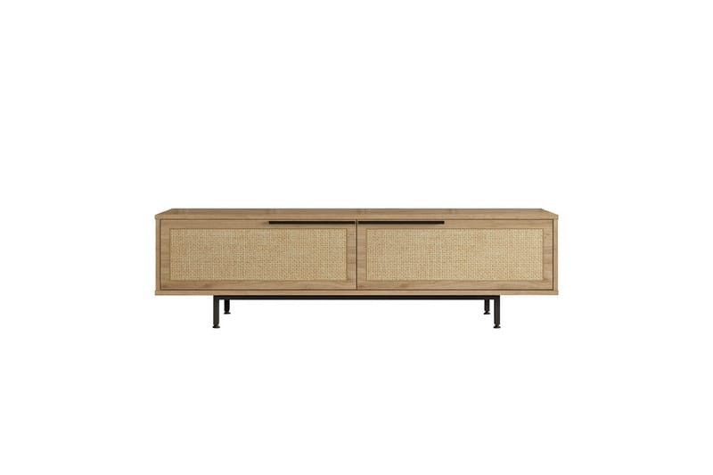 Munish TV-Bord 160 cm - Oak/Valnød finér - Møbler - TV borde & mediemøbler - TV-borde