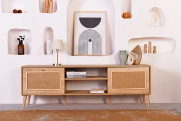 Munnia TV-Bord 180 cm - Oak - Møbler - TV borde & mediemøbler - TV-borde