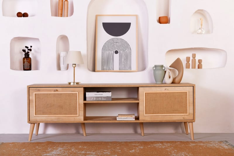 Munnia TV-Bord 180 cm - Oak - Møbler - TV borde & mediemøbler - TV-borde
