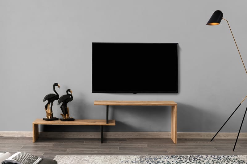Myrvallen TV-Bord 120 cm - Sort/Brun - Møbler - TV borde & mediemøbler - TV-borde