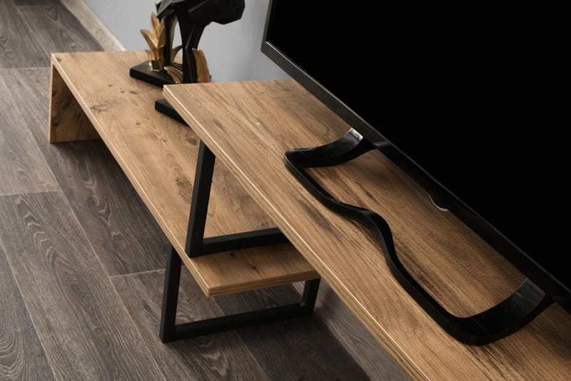 Myrvallen TV-Bord 120 cm - Sort/Brun - Møbler - TV borde & mediemøbler - TV-borde