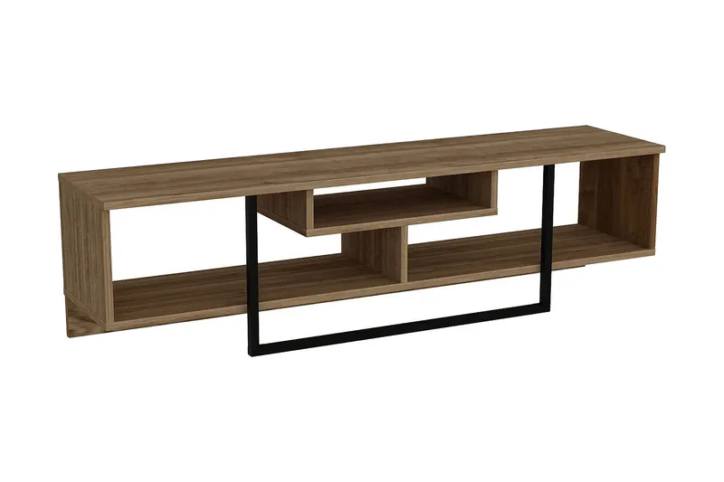 Naftali TV-Bord 149 cm, Valnød|Sort