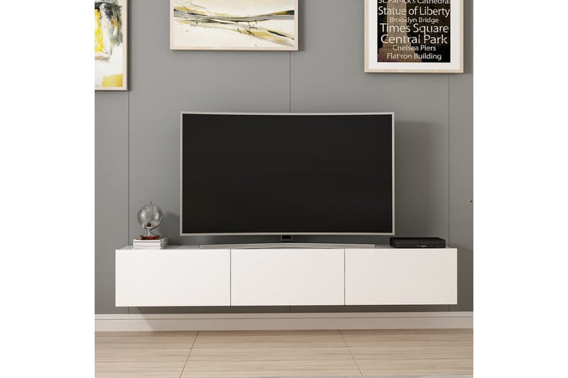 Nako TV-Bord 180 cm - Hvid - TV-borde