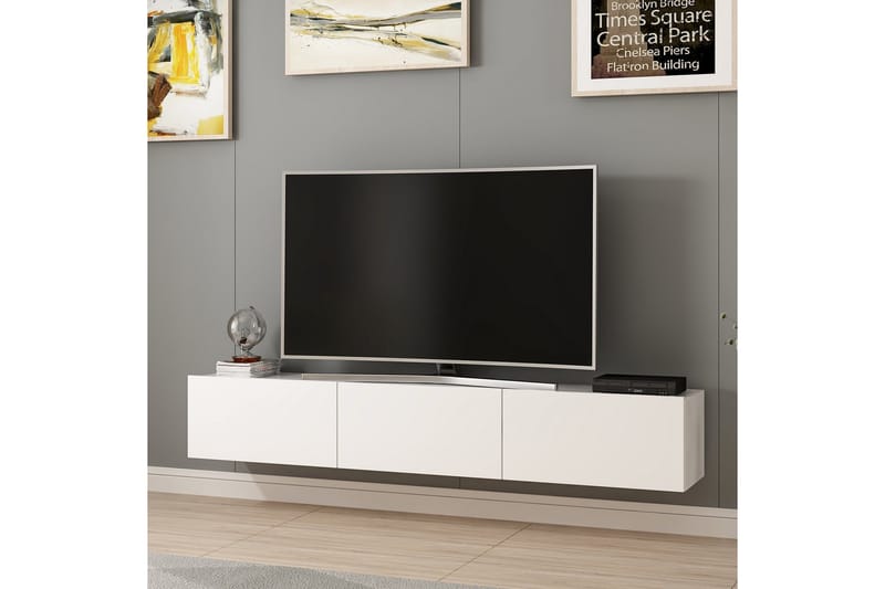 Nako TV-Bord 180 cm - Hvid - Møbler - TV borde & mediemøbler - TV-borde