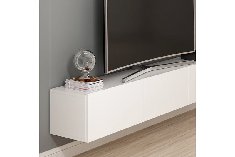 Nako TV-Bord 180 cm - Hvid - TV-borde