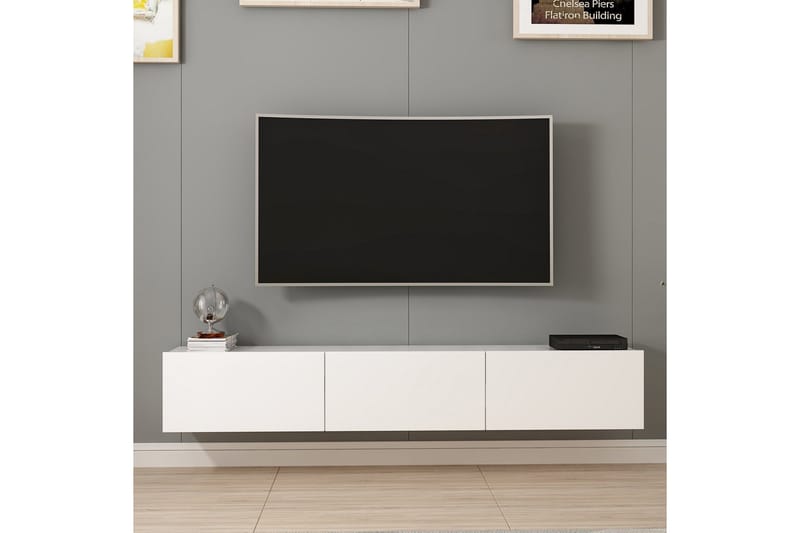 Nako TV-Bord 180 cm - Hvid - Møbler - TV borde & mediemøbler - TV-borde