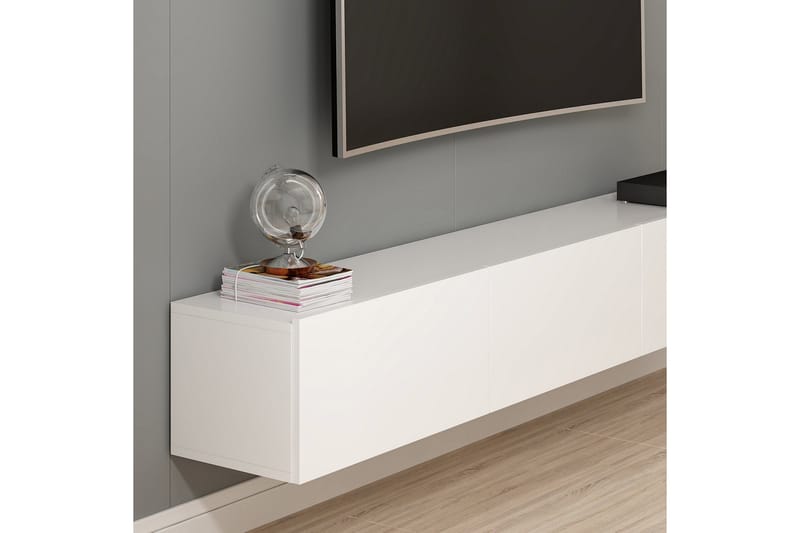 Nako TV-Bord 180 cm - Hvid - Møbler - TV borde & mediemøbler - TV-borde