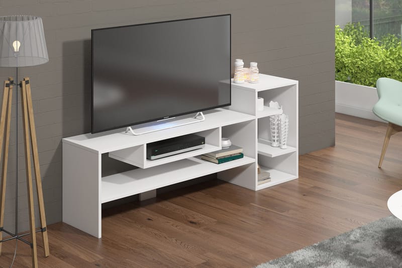 Nansta TV-Bord 160 cm - Hvid - TV-borde