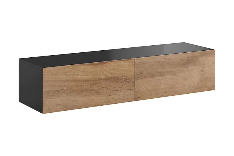 Narbonne Tv-skab 140 cm, Natur/Sort