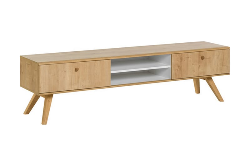 Nature TV-Bord 179,5 cm Hvid/Natur - VOX - Møbler - TV borde & mediemøbler - TV-borde