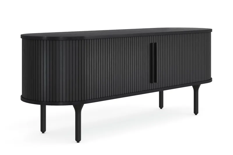 Noira TV-bænk med Opbevaring 150x45 cm, Sort