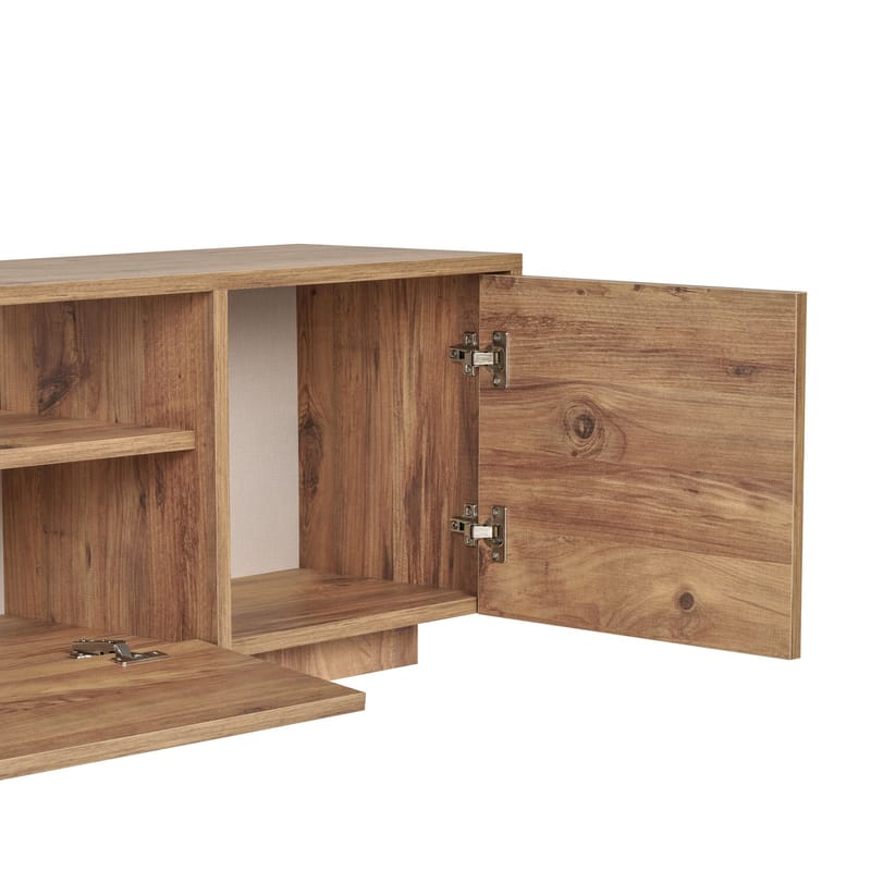 TV-bord Nordure Alvar (180 x 46 x 35 cm) Atlantic Pine - Atlantic Pine - Møbler - TV borde & mediemøbler - TV-borde