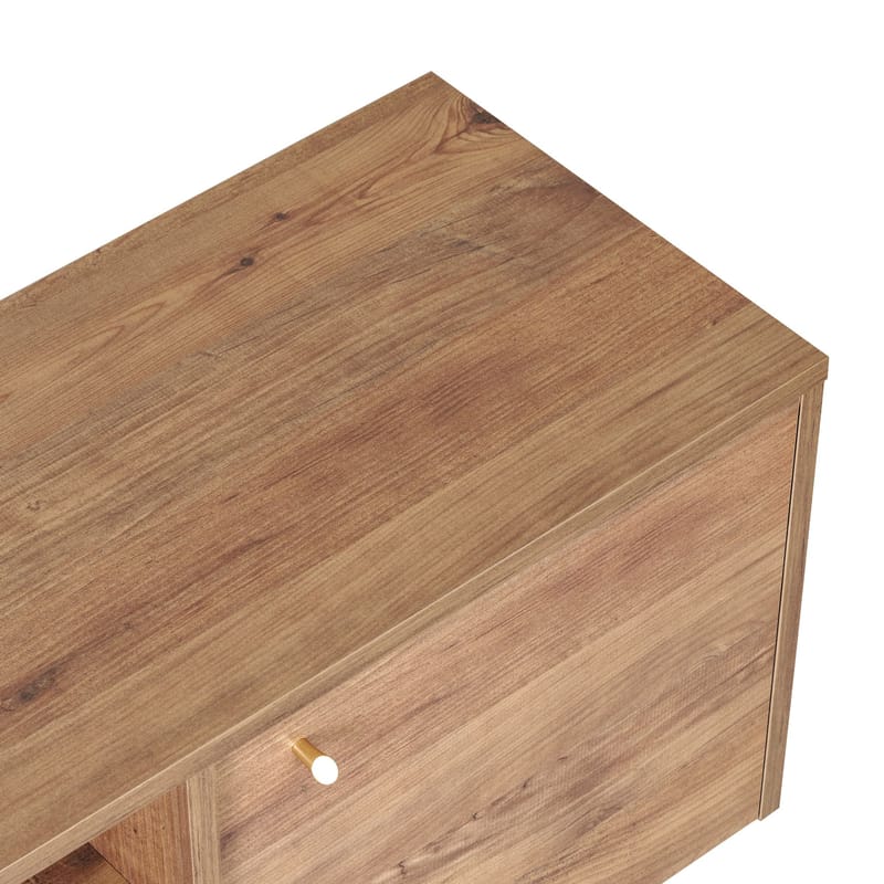 TV-bord Nordure Alvar (180 x 46 x 35 cm) Atlantic Pine - Atlantic Pine - Møbler - TV borde & mediemøbler - TV-borde