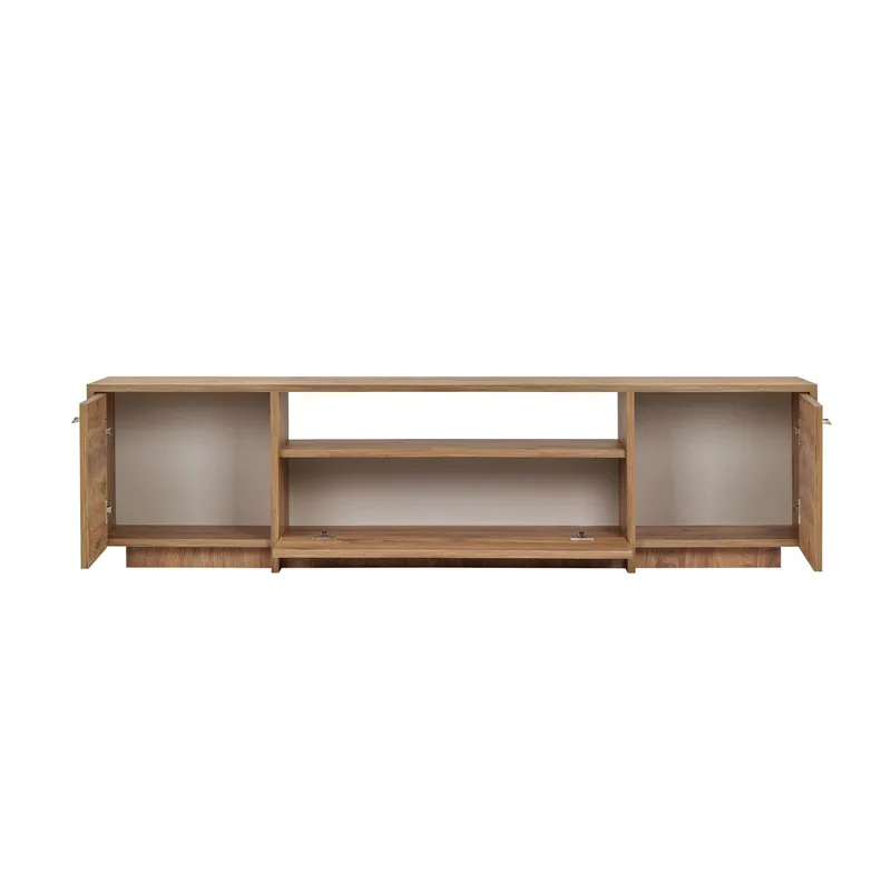 TV-bord Nordure Alvar (180 x 46 x 35 cm) Atlantic Pine - Atlantic Pine - Møbler - TV borde & mediemøbler - TV-borde