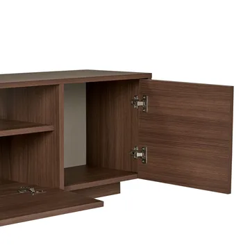 TV-bord Nordure Alvar (180 x 46 x 35 cm) Valnød - Valnød - Møbler - TV borde & mediemøbler - TV-borde