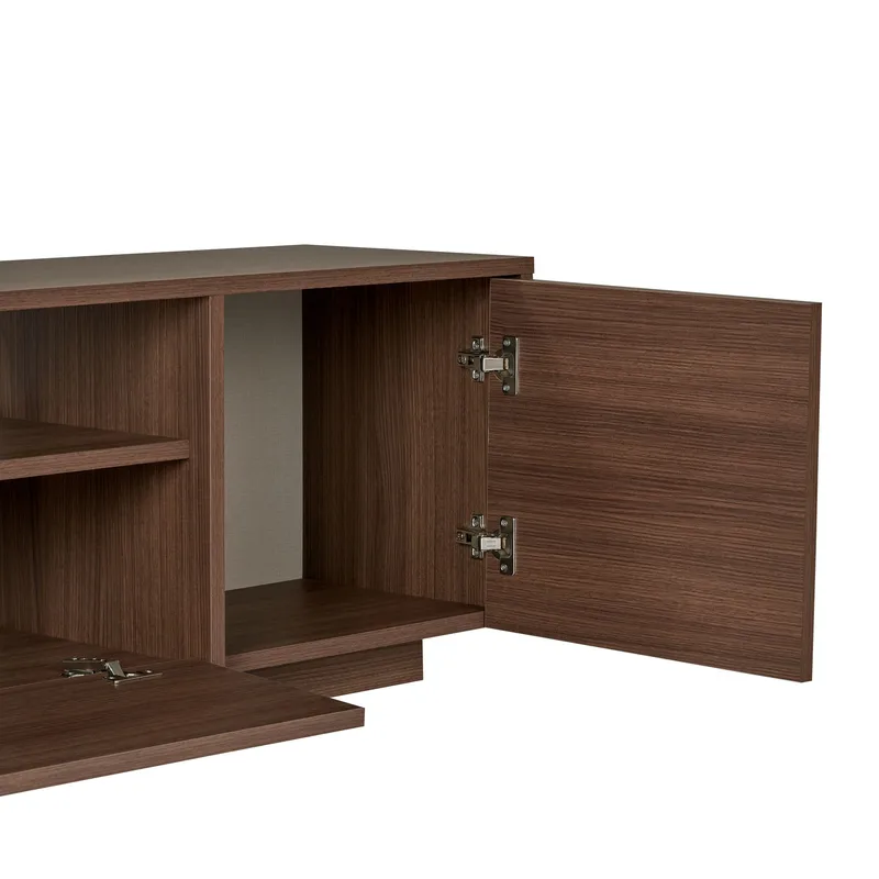 TV-bord Nordure Alvar (180 x 46 x 35 cm) Valnød - Valnød - Møbler - TV borde & mediemøbler - TV-borde