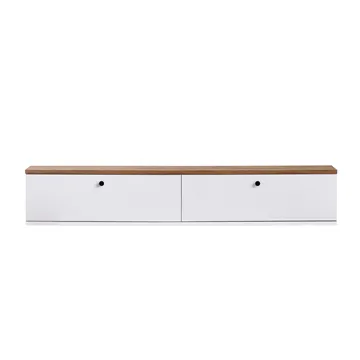 TV-bord Nordure Ligne (140 x 25 x 25 cm) Atlantisk fyr hvid - Atlantic Pine og hvid - Møbler - TV borde & mediemøbler - TV-reol