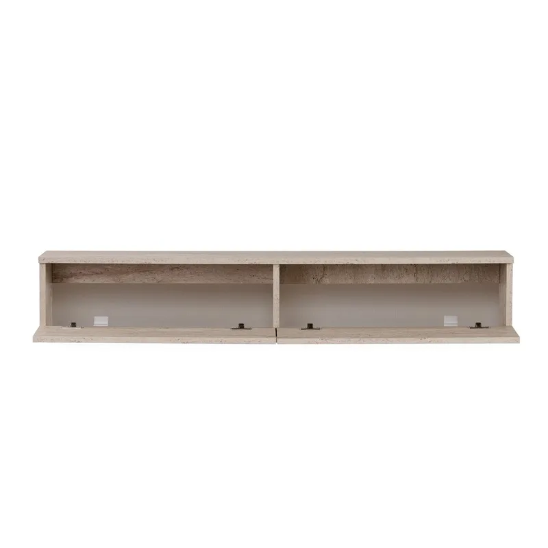 TV-bord Nordure Ligne (140 x 25 x 25 cm) Travertin - Travertin - Møbler - TV borde & mediemøbler - TV-reol