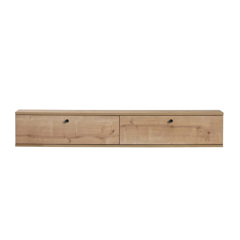 TV-bord Nordure Ligne (160 x 25 x 25 cm) Sapphire Oak - Sapphire Oak - Møbler - TV borde & mediemøbler - TV-reol