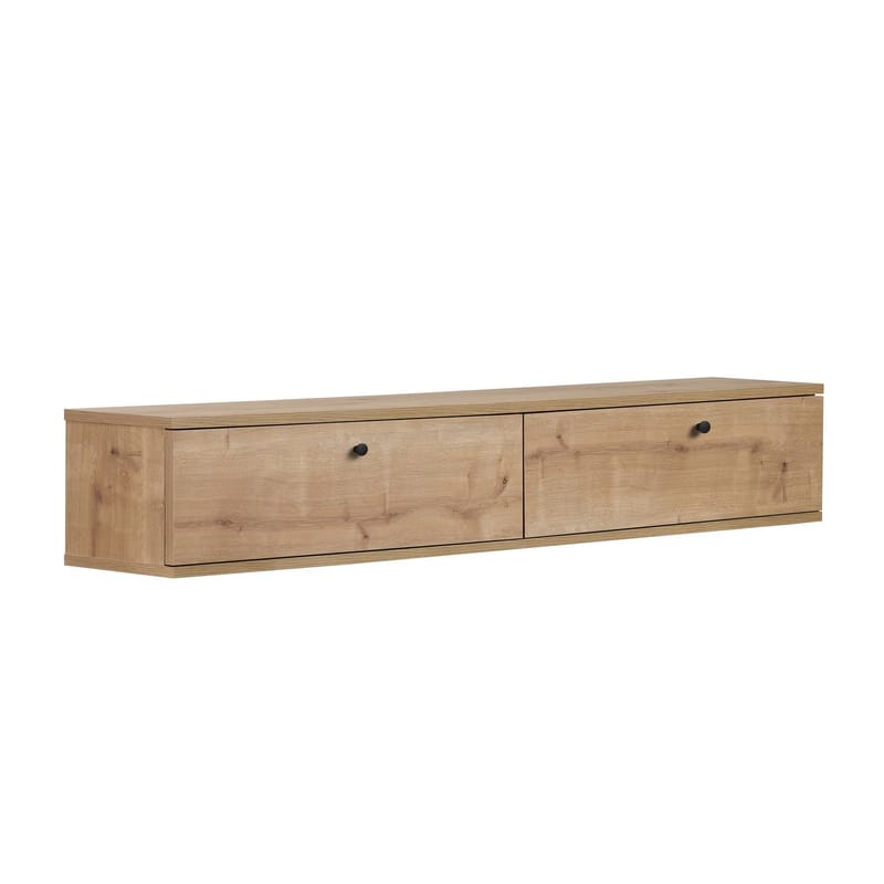 TV-bord Nordure Ligne (160 x 25 x 25 cm) Sapphire Oak, Sapphire Oak