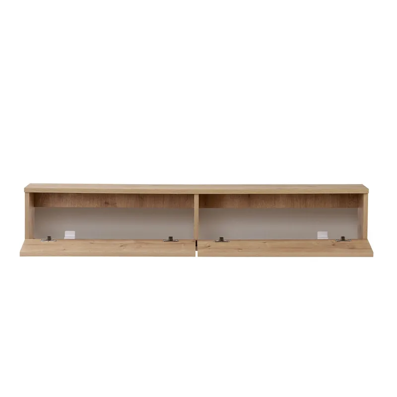 TV-bord Nordure Ligne (160 x 25 x 25 cm) Sapphire Oak - Sapphire Oak - Møbler - TV borde & mediemøbler - TV-reol
