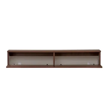 TV-bord Nordure Ligne (160 x 25 x 25 cm) Valnød - Valnød - Møbler - TV borde & mediemøbler - TV-borde