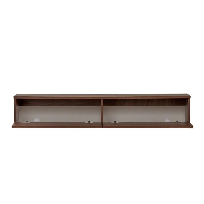 TV-bord Nordure Ligne (160 x 25 x 25 cm) Valnød - Valnød - Møbler - TV borde & mediemøbler - TV-borde