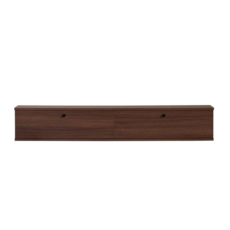 TV-bord Nordure Ligne (160 x 25 x 25 cm) Valnød - Valnød - Møbler - TV borde & mediemøbler - TV-borde
