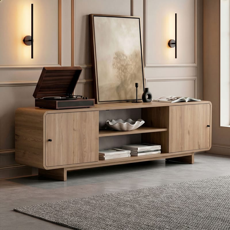TV-bord Nordure Mirel (180 x 52 x 34 cm) Eg - Eg - Møbler - TV borde & mediemøbler - TV-borde