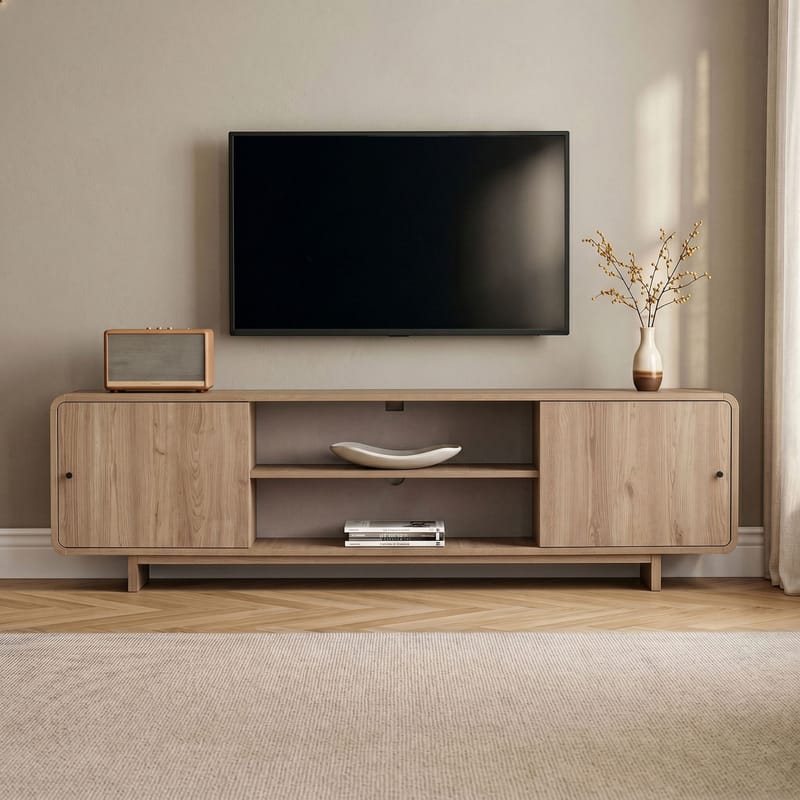 TV-bord Nordure Mirel (180 x 52 x 34 cm) Eg - Eg - Møbler - TV borde & mediemøbler - TV-borde