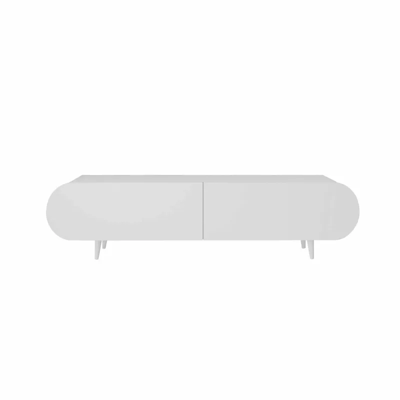 TV-bord Nordure Regulus (160 x 49 x 30 cm) Hvid, Hvid
