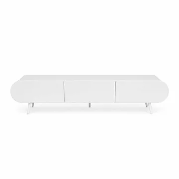 TV-bord Nordure Regulus (180 x 49 x 30 cm) Hvid - Hvid - Møbler - TV borde & mediemøbler - TV-borde
