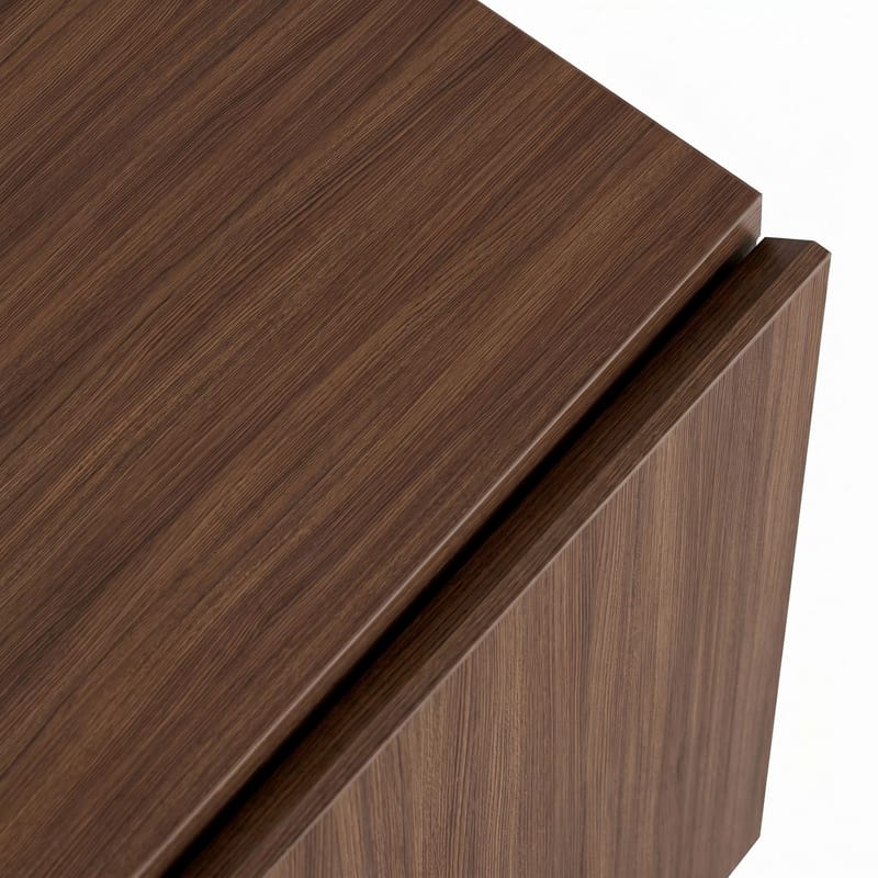 TV-bord Nordure Rivoli (160 x 50 x 35 cm) Milano Valnød Sort - Milano valnød og sort - Møbler - TV borde & mediemøbler - TV-borde