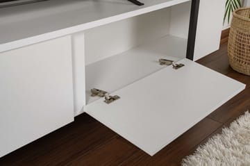TV-bord Nordure Serenity Hvid Sort - Møbler - TV borde & mediemøbler - TV-borde