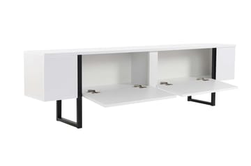 TV-bord Nordure Serenity Hvid Sort - Møbler - TV borde & mediemøbler - TV-borde