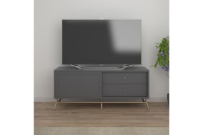 Nova TV-Bord 150x48 cm Grafitgrå - CosmoLiving - Møbler - TV borde & mediemøbler - TV-borde