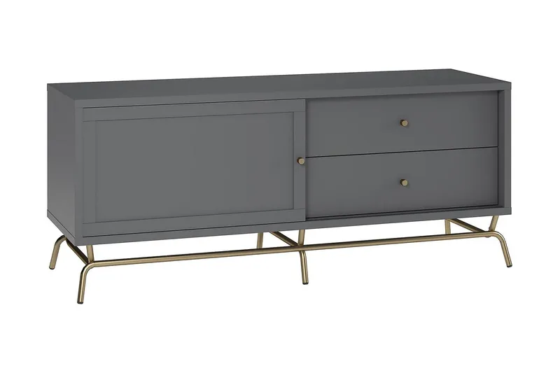 Nova TV-Bord 150x48 cm Grafitgrå, CosmoLiving