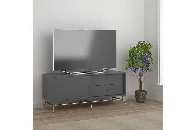 Nova TV-Bord 150x48 cm Grafitgrå - Møbler - TV borde & mediemøbler - TV-borde