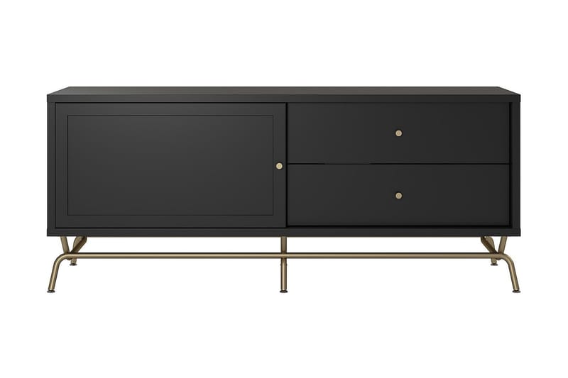 Nova TV-bord 150x50 cm Sort - CosmoLiving - Møbler - TV borde & mediemøbler - TV-borde