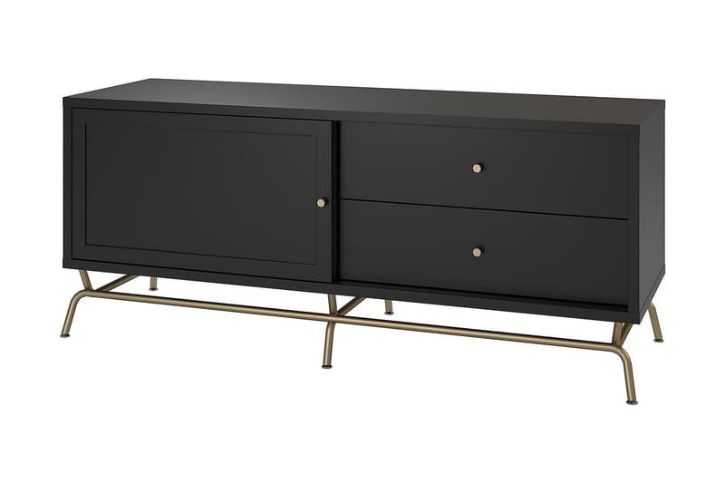 Nova TV-bord 150x50 cm Sort - CosmoLiving - Møbler - TV borde & mediemøbler - TV-borde