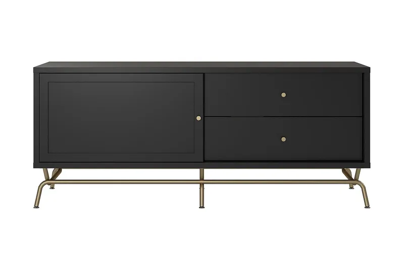 Nova TV-bord 150x50 cm Sort - Møbler - TV borde & mediemøbler - TV-borde