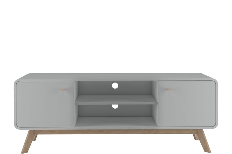 Olivet TV-Bord 140 cm - Grå - Møbler - TV borde & mediemøbler - TV-borde