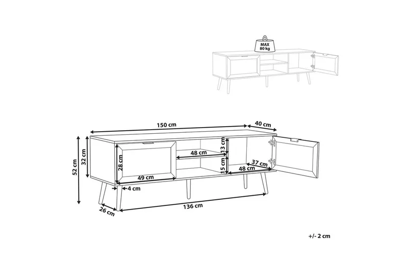 TV-bord Opoco - Møbler - TV borde & mediemøbler - TV-borde