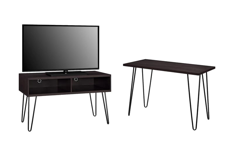 Owen TV-bord 107x50 cm Espresso - Dorel Home - Møbler - TV borde & mediemøbler - TV-borde