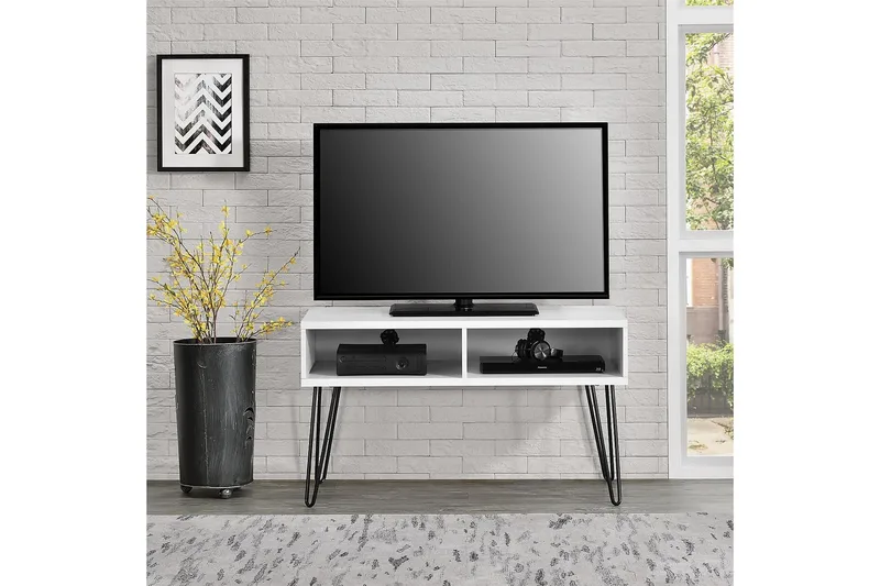 Owen TV-bord 107x50 cm Hvid - Dorel Home - Møbler - TV borde & mediemøbler - TV-borde